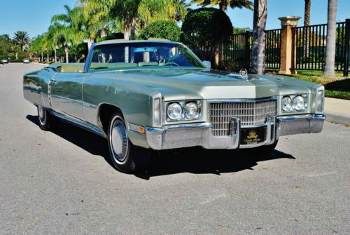 The right one baby 1971 cadillac eldorado convertible fully restored simply mint
