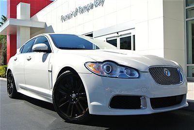 Jag xf-r supercharged - fully loaded - rear dvd - navigation - black 20&#034; wheels