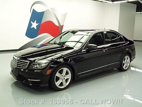 2011 mercedes-benz c300 sport p1 4matic awd sunroof 19k texas direct auto