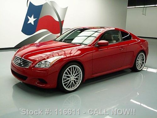 2008 infiniti g37 sport coupe sunroof nav rear cam 53k! texas direct auto