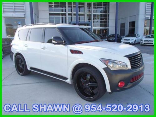 2011 qx56, bose, navi,surroundcamera,rear tvs/dvd,mercedes-benz dealer, l@@k!