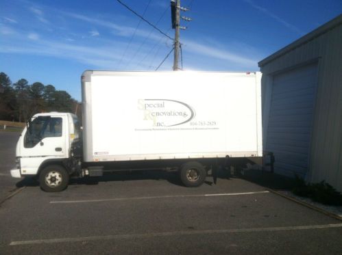 2007 izuzu npr hd box truck