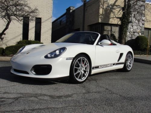 2011 porsche boxster spyder, only 9,486 miles, pdk transmission, warranty