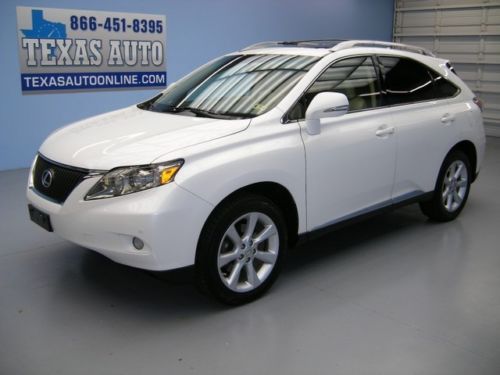 We finance!!!  2010 lexus rx 350 roof heated leather wood 29k miles texas auto