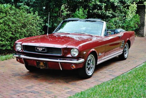 V-8 auto, p.s, cold a/c 1966 ford mustang convertible simply the best online wow