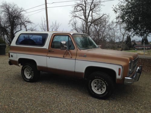 1979 chevy k5 blazer 4x4 1 owner all original well optioned