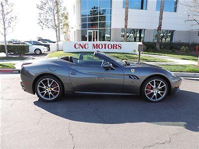 2011 ferrari california in grigio silverstone / 8,213 miles / 6 in stock