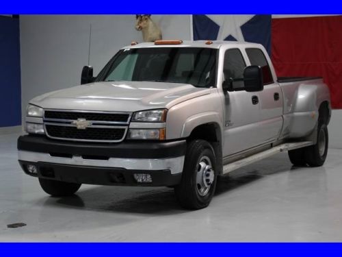 2007 silverado k3500 1-owner 6.6l lbz duramax diesel 4x4 allison dually lt 3500