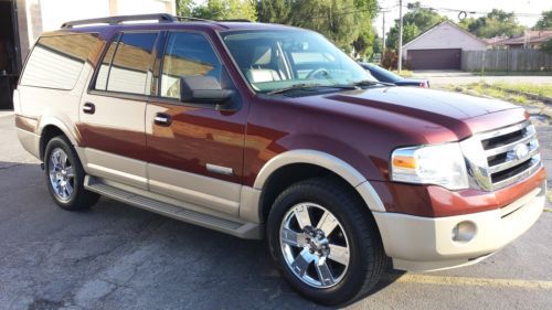 Ford expedition el 2wd eddie bauer navi dvd heat/ac seats 87k