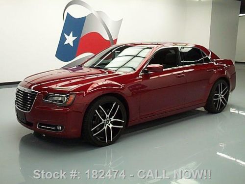 2012 chrysler 300s hemi pano sunroof nav 22&#034; wheels 13k texas direct auto