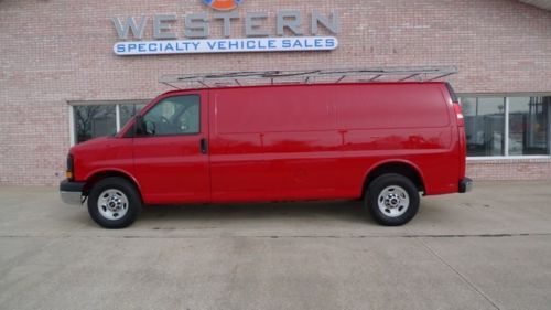 2011 gmc savana 3500 cargo van extended ext