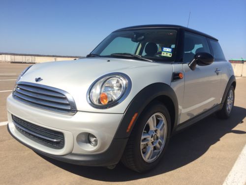 2012 mini cooper * 41,052 miles * warranty!! * white silver metallic * 6-speed