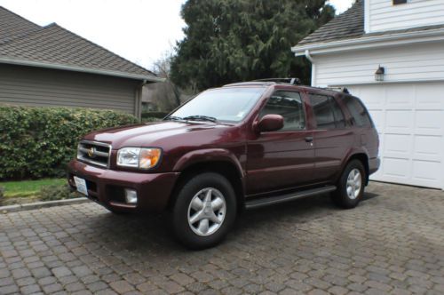 2001 nissan pathfinder le loaded navigation no reserve price