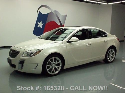 2012 buick regal gs turbo premium 3 sunroof htd leather texas direct auto