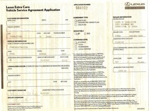 2007 Lexus GS450h 4-Door Sedan 3.5L, US $23,500.00, image 24