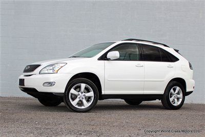 1-owner, extra clean! pearl white tan leather sunroof 4wd xenon **warranty**
