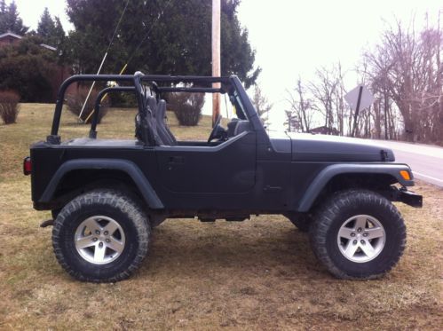 2002 jeep wrangler x sport utility 2-door 4.0l