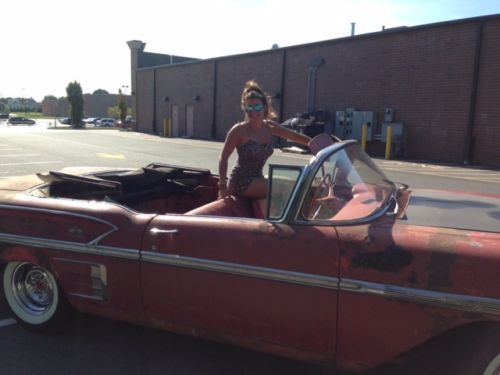 Barn find 1958 impala fact 348 convertible