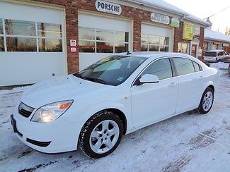 09 aura xe new brakes new tires 67k miles auto 4 cyl white grey cloth interior