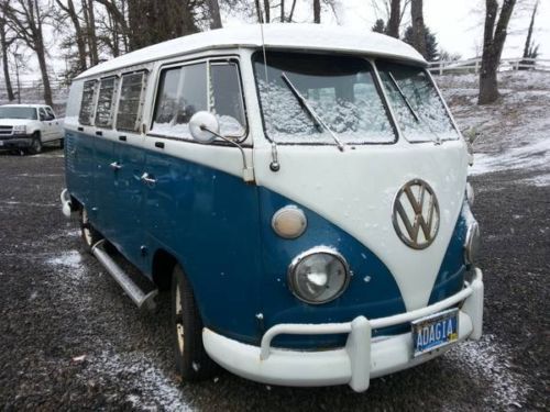 Volkswagen walk thru camper tin top 1966 split screen