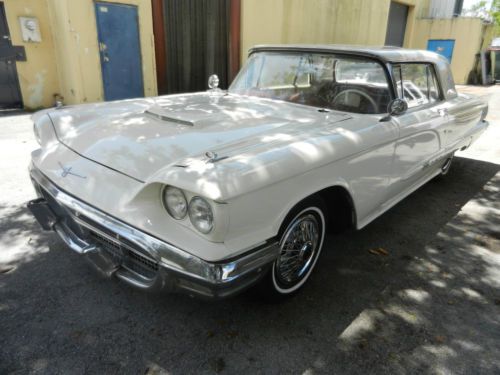 1960 ford thunderbird project, runs and drives, needs restoration, matching #&#039;s