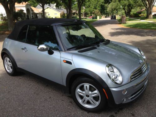 2005 Mini Cooper Silver CONVERTIBLE - ONLY 36k Miles ! - Sunday driver - MINT !, US $10,800.00, image 16