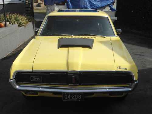 1969 mercury cougar eliminator!! the real deal with marti report! rare!!