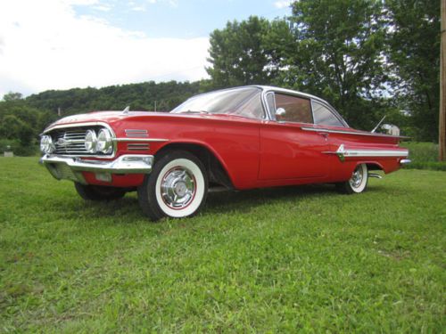 1960 chevrolet impala 384 tri-power 4-speed hardtop big block