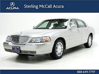 2009 lincoln town car signature limited luxury sedan loaded leather cd low miles