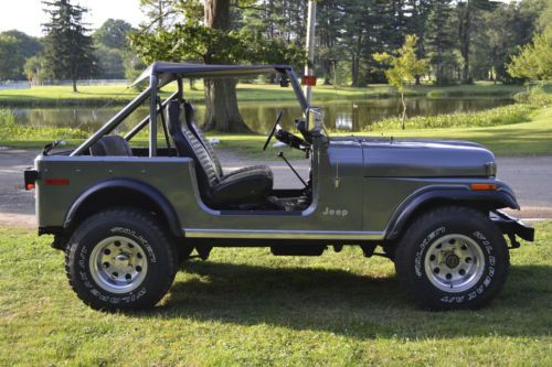 1977 jeep cj-7, v-8 (304), 3-speed transmission