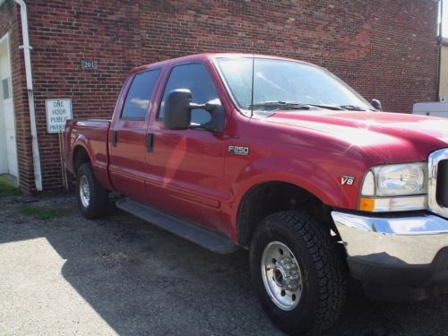 2002 ford f250 xlt superdiuty crew cab 5.4l v8 4x4 runs excellent new tires