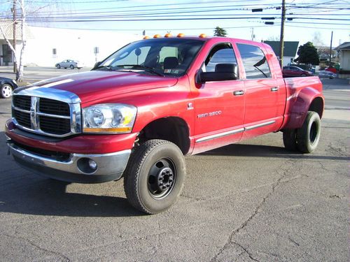 2006 dodge ram mega cab 3500 4x4 dually diesel crew cab