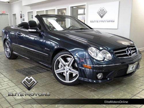 07 mercedes clk63 amg convertibe navi keyless go rare