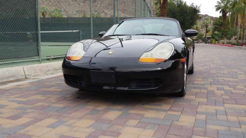 2000 porsche boxster - low miles - black on black