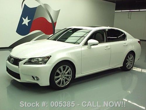 2013 lexus gs350 premium sunroof nav rearview cam 17k texas direct auto