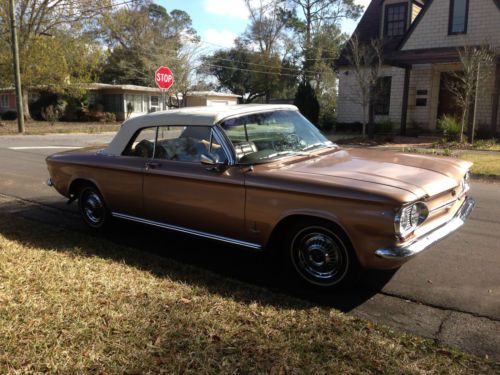 1963 corvair monza 4 speed convertible