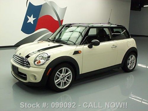 2011 mini cooper 6-spd pano sunroof alloy wheels 64k mi texas direct auto