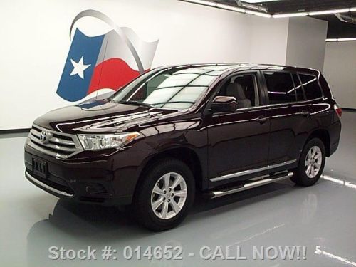 2011 toyota highlander 7-pass third row side steps 29k texas direct auto