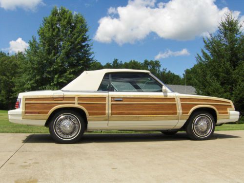 1984 chrysler lebaron mark cross convertible ~ 43,220 miles!