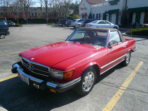 Mercedes-benz 380 sl, roadster 1985