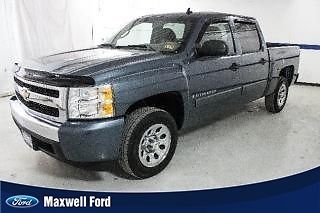 08 silverado 1500 crew cab ls 4x2, cloth, pwr equip, cruise, bedliner, clean!