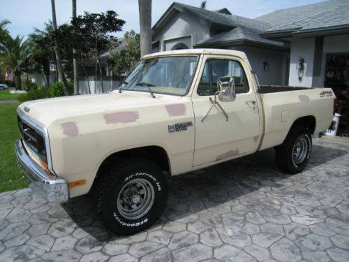 1986 dodge w150 4x4