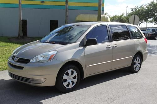 2004 toyota sienna ce car fax 1 owner no accidents us bankruptcy court auction