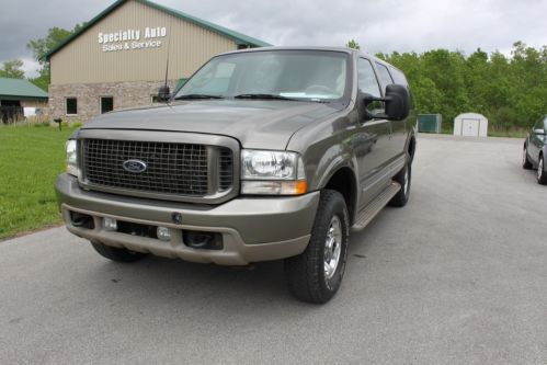 2003 ford excursion limited 7.3l diesel 4x4 ! bfg&#039;s! rare!!!!! just serviced!