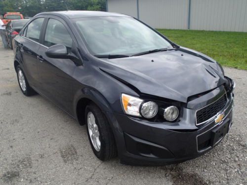 2013 chevrolet sonic, salvage, runs and drives, damaged