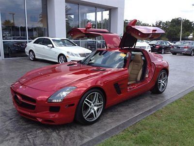 2011 mercedes benz sls amg gullwing lemans red sl 63 65 gt porsche ferrari lambo
