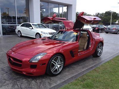 2011 mercedes benz sls amg gullwing lemans red sl 63 65 gt porsche ferrari lambo