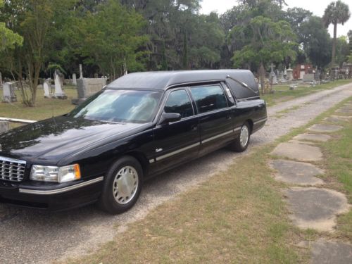 1997 black cadillace hearse (eureka) used in services recently
