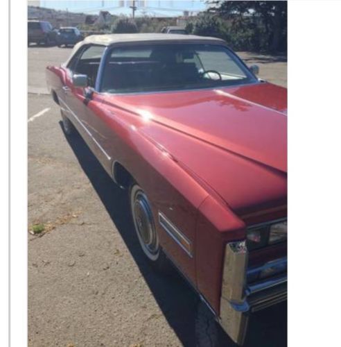 1976 cadillac eldorado base convertible 2-door 8.2l