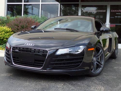 2009 audi r8 coupe 6spd manual nav bang &amp; olufsen enhanced leather cpo